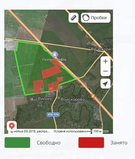 Земельный участок 1,62 га в Индустриальном парке "М10" "Пионер"